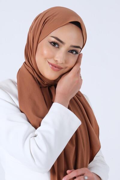 HAREM SCARF Asian Shawl - Tan