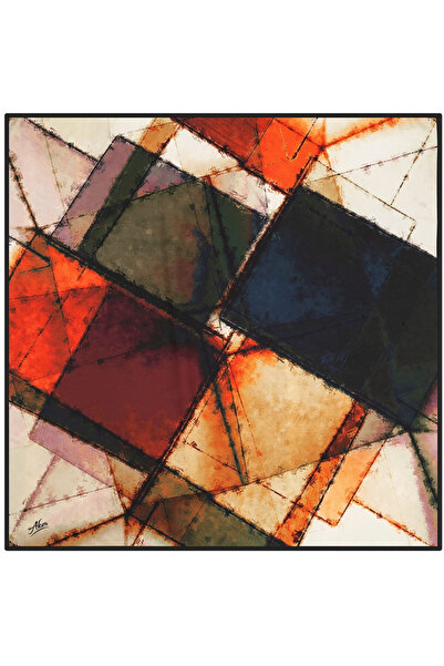 Aker وشاح قطني طويل - 7487795-911 أحمر كلاريت