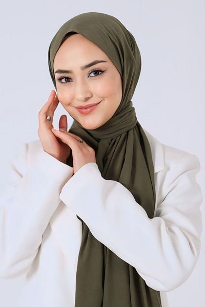 HAREM SCARF Ασιατικό Σάλι - Χακί