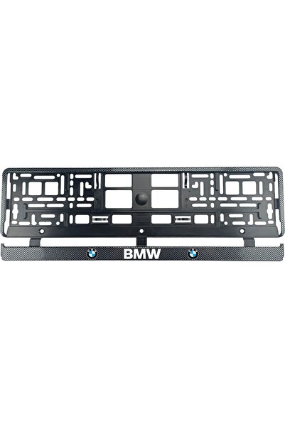 OEM Set 2 bucati, suport numar inmatriculare Carbon, BMW