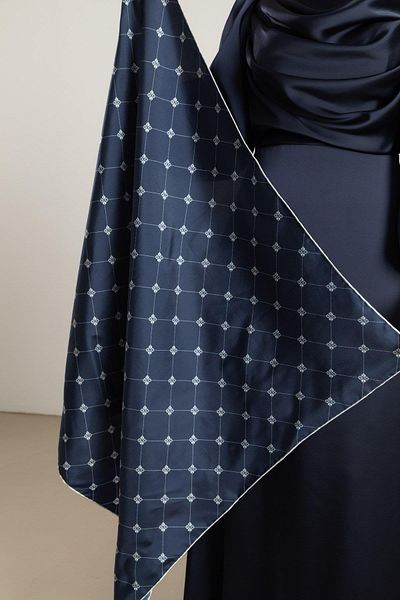 Silk Home Μεταξωτό μαντίλι Twill - 11392-21 Navy Blue