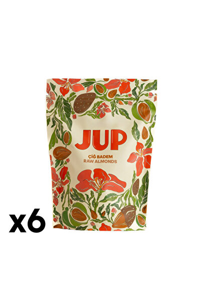 JUP FOOD Yerli Çiğ Badem 6x150gr - 6'lı Paket