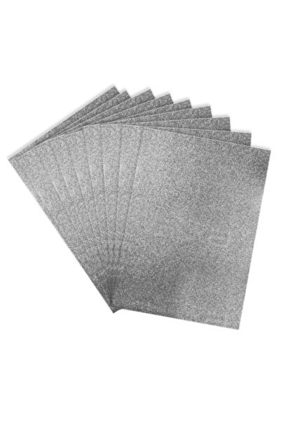 ALPJOY 50x70 Eva Tabaka Simli Gümüş 10'lu Paket