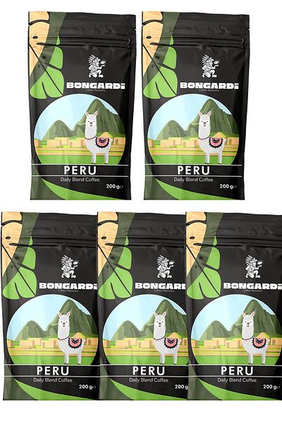 Bongardi Coffee 5x200 grams Peru Filter Coffee