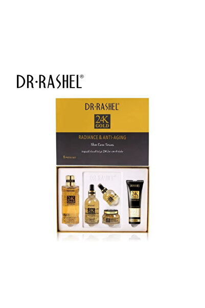 DR.RASHEL 24k Altın Işıltısı Yaşlanma Karşıtı 5’li Cilt Bakım Seti Serum Toni...