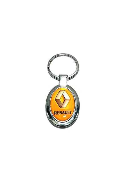 Kenpool 2025 Enameled Renault Keychain Metal Logo Bidirectional Vehicle Accessory
