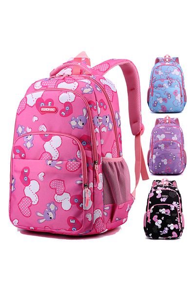 QGC School Backpack, 46x18x31cm, Pink