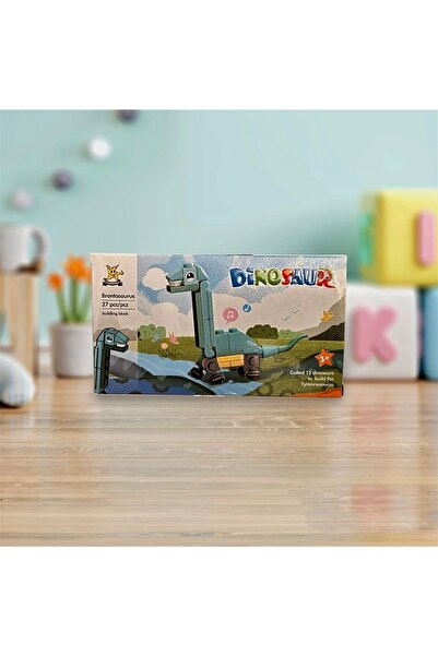 İLKESYA تمثال الديناصور برونتوسورس من ليجو SM195B