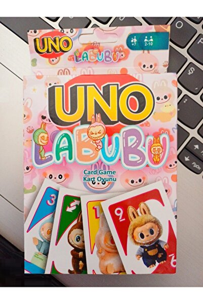 OYUNCAKSAHİLİ LABUBU UNO KART SETİ 108 OYUN KARTI LABUBU GRUP OYUNLARI 4 KİŞİLİK EĞLENCE