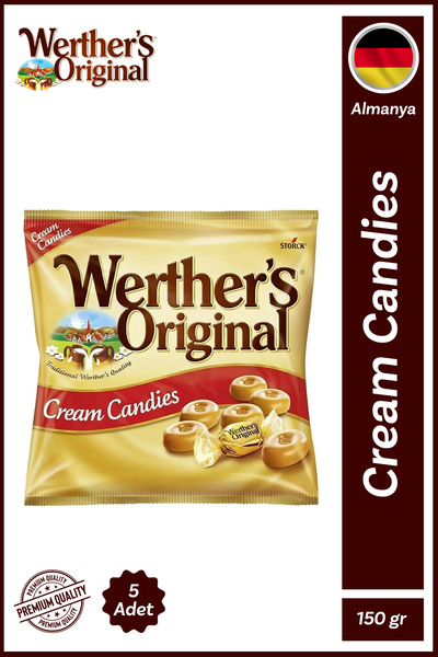 Werthers Storck Werther's Original Cream Şeker 150 gr X 5