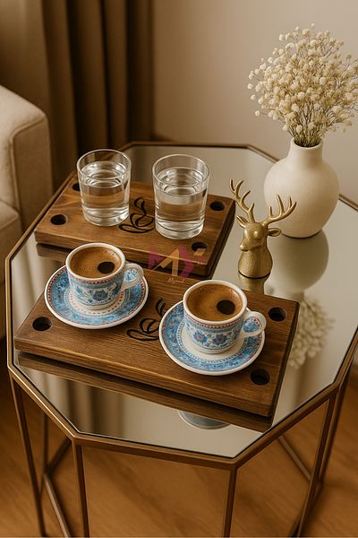 Myend Wooden Presentation Board, Cutting Presentation Board Rectangular Presentation Stand Coffee Cheese