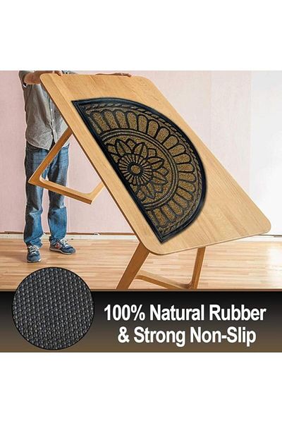 MIBAO Entrance Mat for Home, 45x75cm, Non-slip, Rubber, Gray