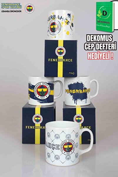 Fenerbahçe "DEKOMUS CEP DEFTERİ HEDİYELİ" YENİ SEZON LİSANSLI TEKLİ KUPA