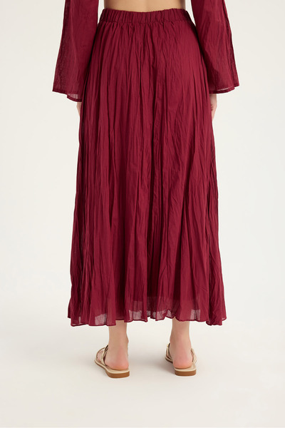 SEVİLEN Uzun Crush Etek