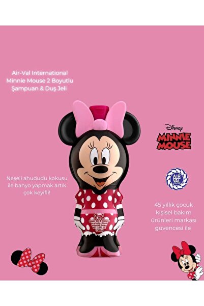 Air-Val Minnie Duş Jeli & Şampuan 2d 400ml