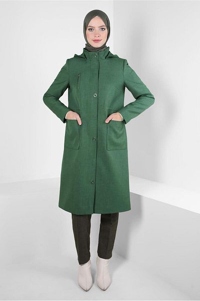 Alvina HOODED TRENCH COAT 10837