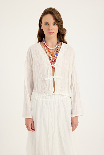 SEVİLEN Δεμένη μπλούζα Crush