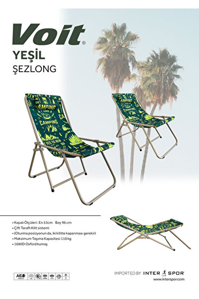 Voit 3 Kademe Ayarlanabilir Şezlong