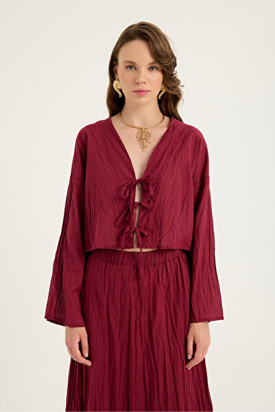 Tie Up Crush Blouse
