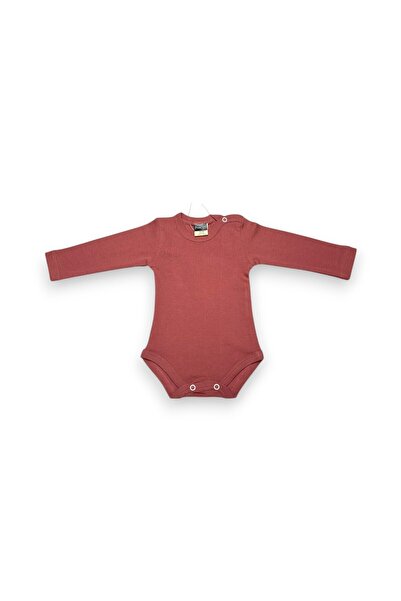 Ponchiq Bordo Uzun Kol Bebek Body