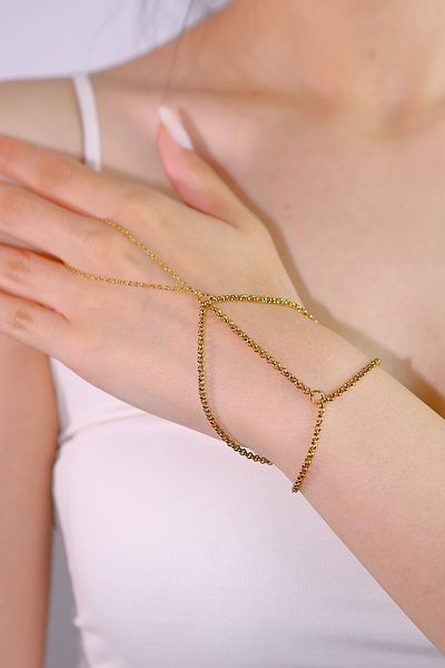 MARCİELO Accessories Steel Stylish Design: Gold Color Steel Shahmeran