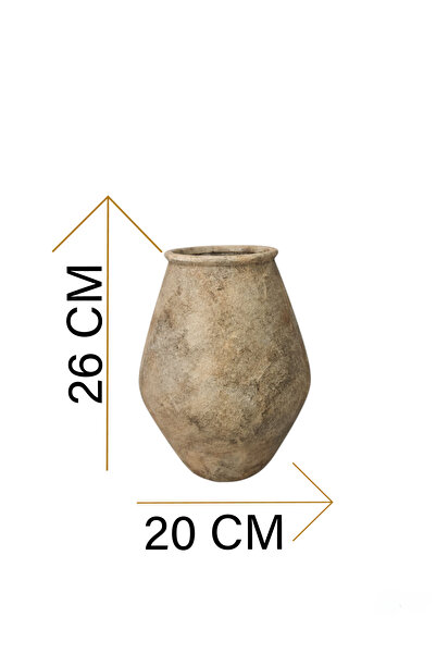 Generic Luxury beige vase stand for elegant home decor and outdoor gardens (20*20*26 cm)