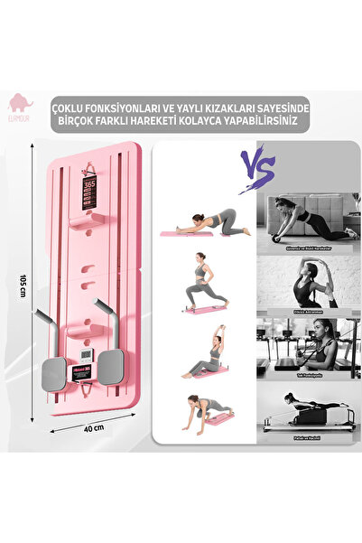 ELAMOUR Pilates Board | Çok Amaçlı Reformer Pilates