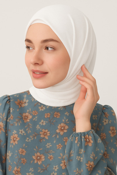 Ramellia Cotton Cashmere Shawl White – Four Seasons Lightweight, Breathable, Cashmere Shawl