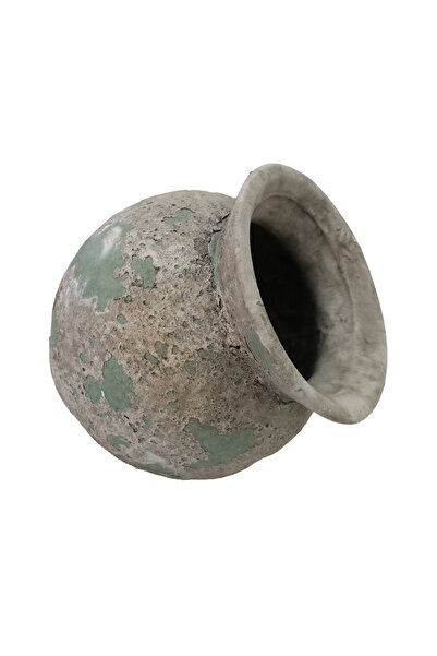 Generic Luxury Vase Stand in Soft Green for Elegant Home and Garden Decor (14.5*14.5*15.5cm)