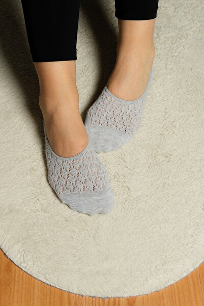 Rumon Pamuklu Ajurlu Kadın Babet Çorabı