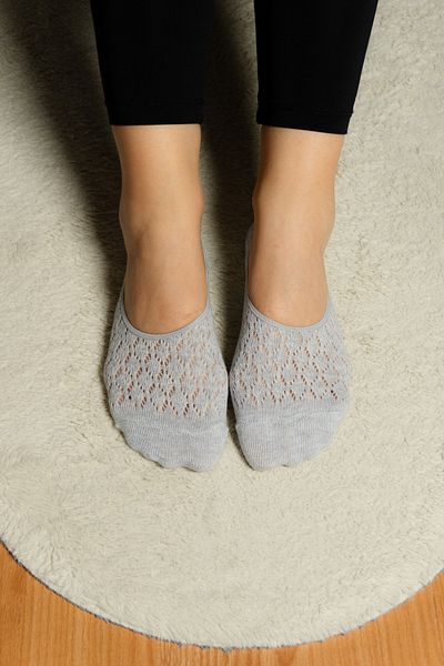 Rumon Cotton Openwork Women's Ballerina Socks
