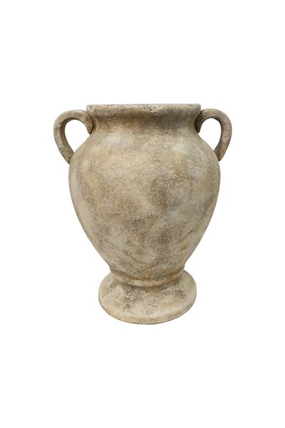 Generic Luxury honey color vase stand for elegant home decor and outdoor gardens (18.5*18.5*26 cm)