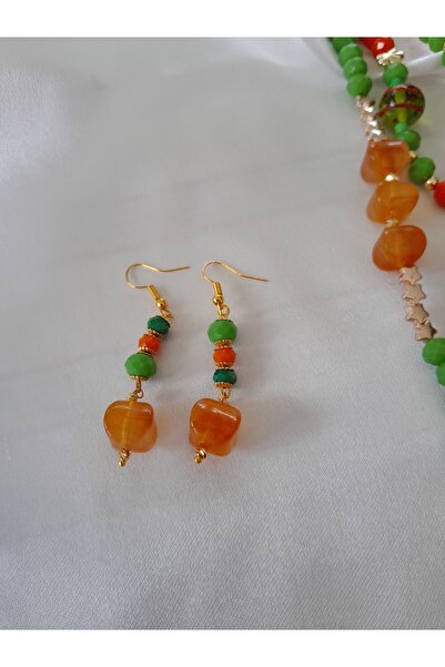 Minnoş Dükkan Bohemian Style Evil Eye Beaded Necklace Bracelet Earring Set