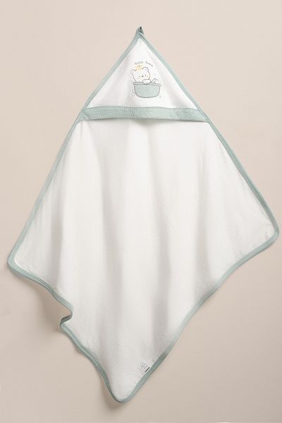 elite by seba Gray Baby Towel 12 Months