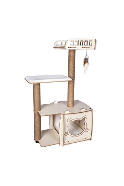 Patihomes Layered Bed Cat Scratching and Playing House Cat Scratch Board