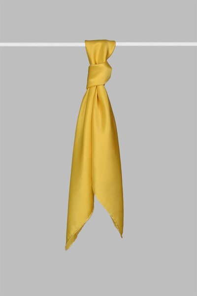 ARMANDA Satin Silk Scarf 4444-yellow