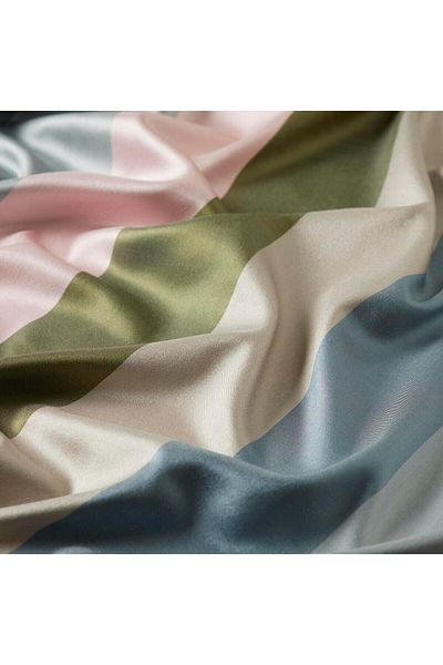 ipekevi Block Patterned Silk Shawl 04030-Model 24