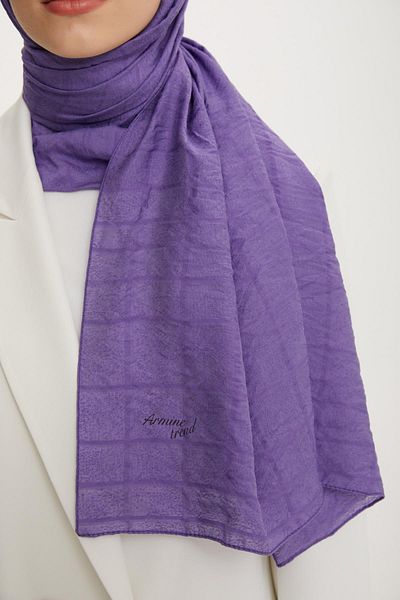 Armine Trend Star Shawl 1 Mia - Ats1str-543 - Μωβ