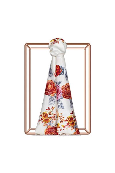 ipekevi Шовковий шарф з візерунком Ірем Багі - білий