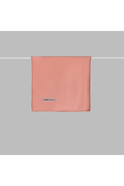 ARMANDA Σατέν Μεταξωτό Φουλάρι 4444-ανοιχτό Σολομό