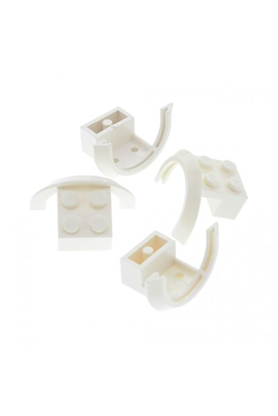 LEGO Technic Custom Accessory Vehicle Mudguard 4 X 2 X 1 Long Mudguard White 4 Pieces Will Be Sent