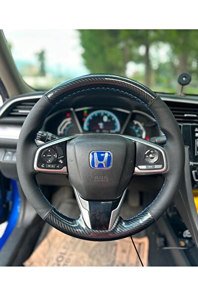 STİLİX GARAGE Honda Civic FC5 Uyumlu Universal Direksiyon Kılıfı (TAM KILIF D...
