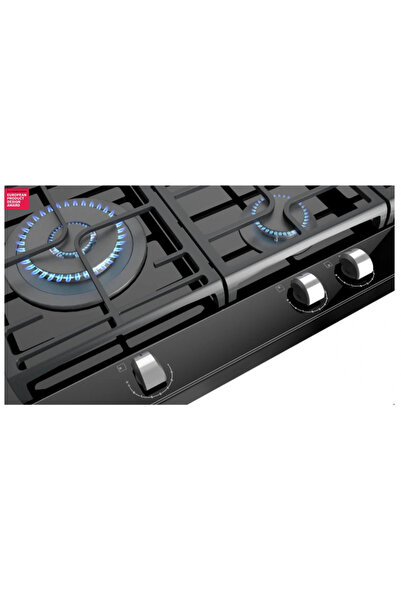 Teka ExactFlame Cam Gazlı Ocak 90 cm GZC 95320 XBC