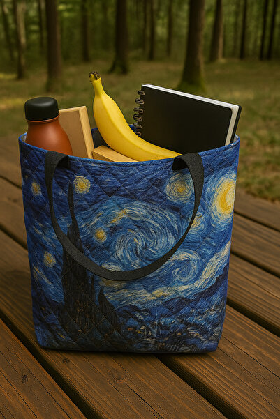 SER&YAT Desenli Bez Çanta | Dayanıklı, Hafif Ve Şık Tasarım