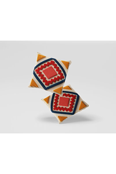 Ahsen Dekoratif Modern Stylish Aesthetic Embossed Themed Digital Printed Luxury Velvet 4-Piece Throw Pillow Cover Set