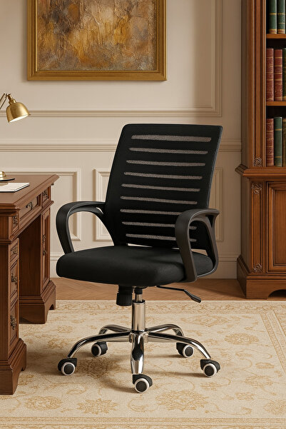 ALMUFARREJ كرسي مكتب كمبيوتر، كرسي هندسي قابل للتعديل، كرسي دراسة، كرسي مكتب ...