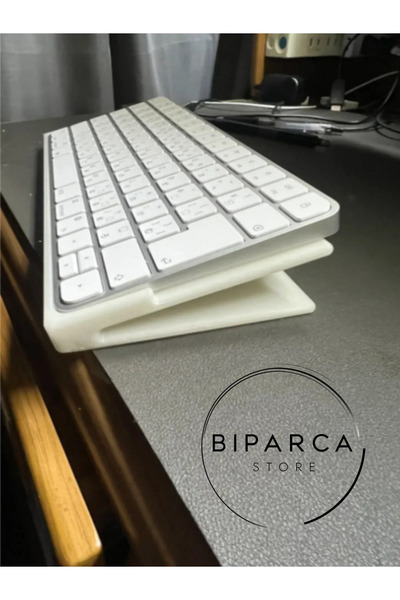Biparca Store Portatif Klavye Standı – Apple Magic Keyboard (MİNİ) Uyumlu, 12° Eğimli 30 Cm Ergonomik Tasarım