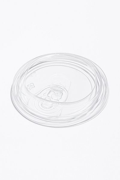 KARADENİZ PLASTİK 400 Cc Transparent Plastic Cup – Clip Lid, Leak Proof – Cold Drink Cup - 50 Pcs