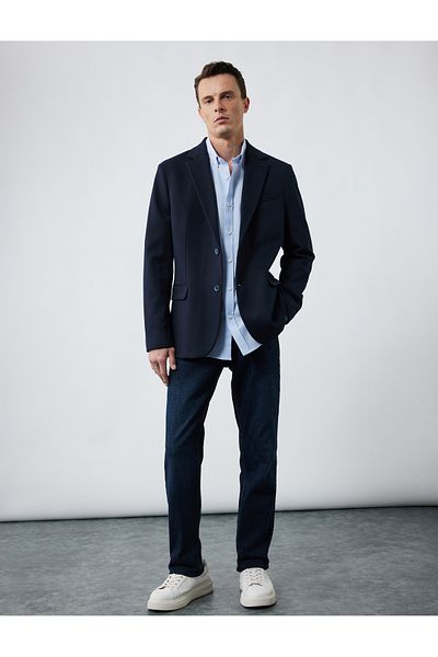 Koton Pantaloni slim din bumbac cu talie normală - Brad Jean