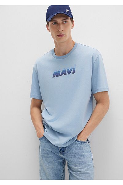 Mavi Тениска с щампа, свободна кройка / свободна удобна кройка 0612904-80796